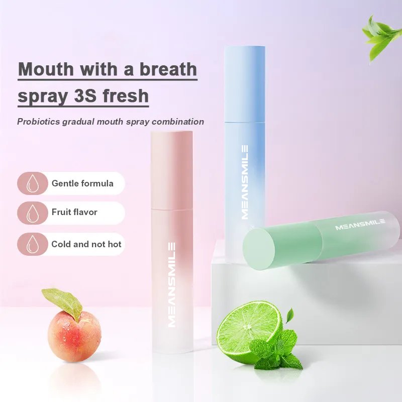 Mouth Spray Natural Ingredient Mouthwash For Breath Refreshing Private Logo