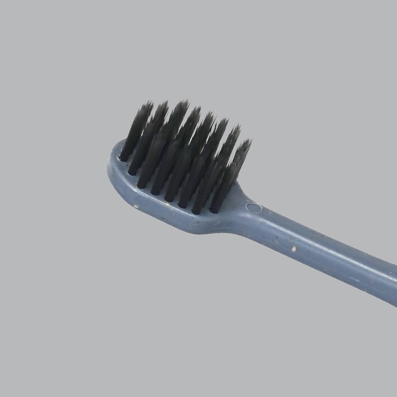 eco friendly toothbrush with cedar handle with charcoal soft bristles cleans teeth and freshens breath high quality tooth brush
