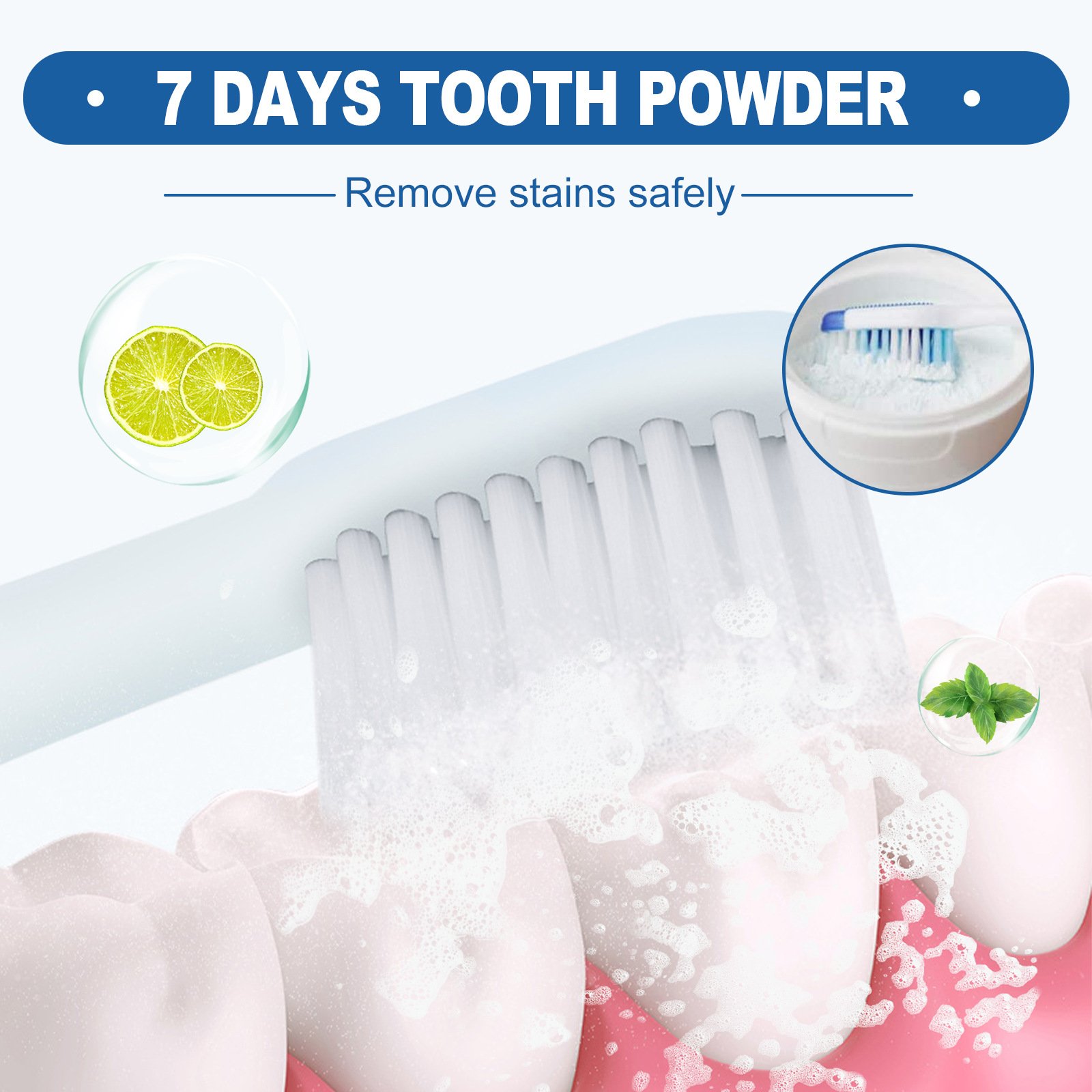 Wholesale china manufacturer remove stains home use Remove stains and freshen breath teeth whitening powder