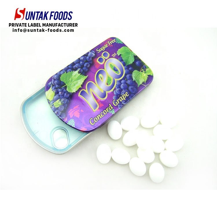 Tablets Sweets Mint Confectionery Breath Freshener Strong Cool Hard Snacks Sugar-Free Fruity Mint Candy Manufacturer
