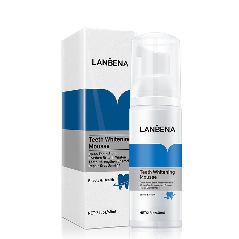 LANBENA teeth whitening foam mousse whitening mouth guard