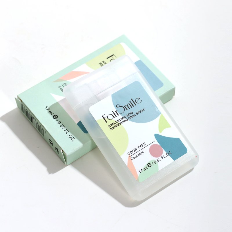 Custom Hyaluronic Acid Probiotic Breath Freshening Oral Spray 17ml