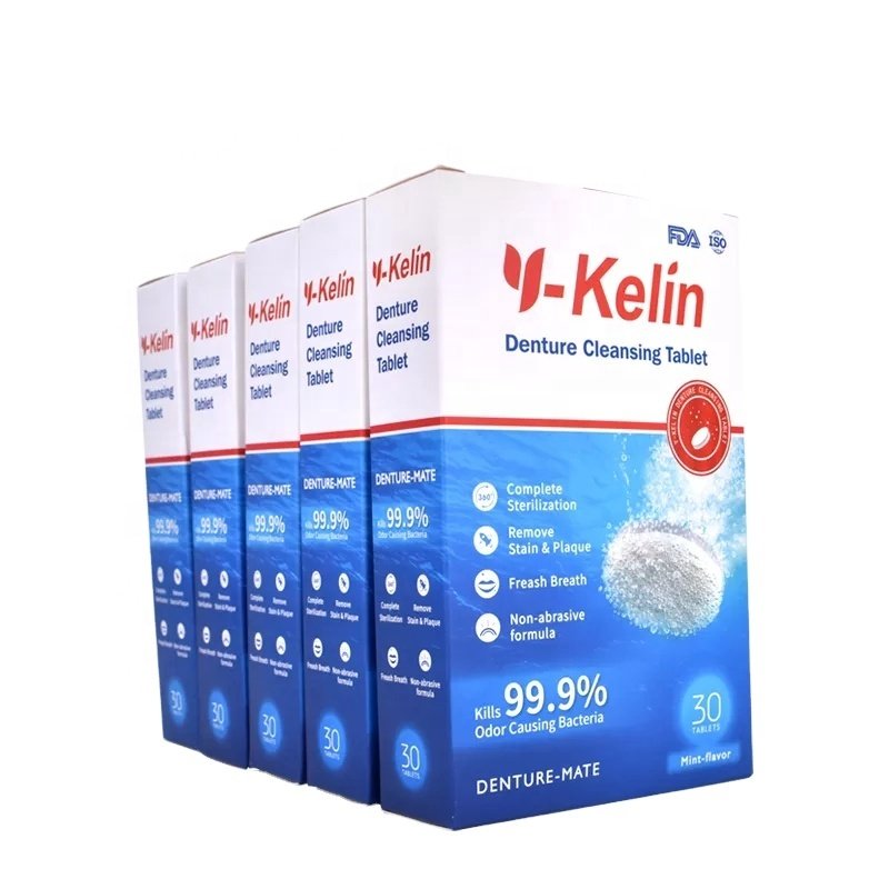 Good price denture cleansing effervescent tablets for deep teeth whitening