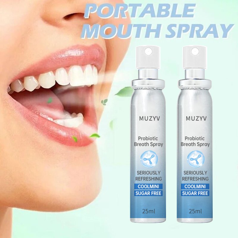 Custom oral bad breath probiotics vitamin natural mouth breath fresheners spray