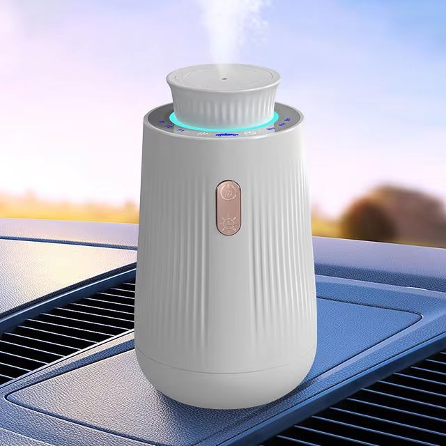 Wholesale Portable Smart Sensor Breathing LED Light Pure Oil USB Rechargeable Automatic Car Aroma Diffuser