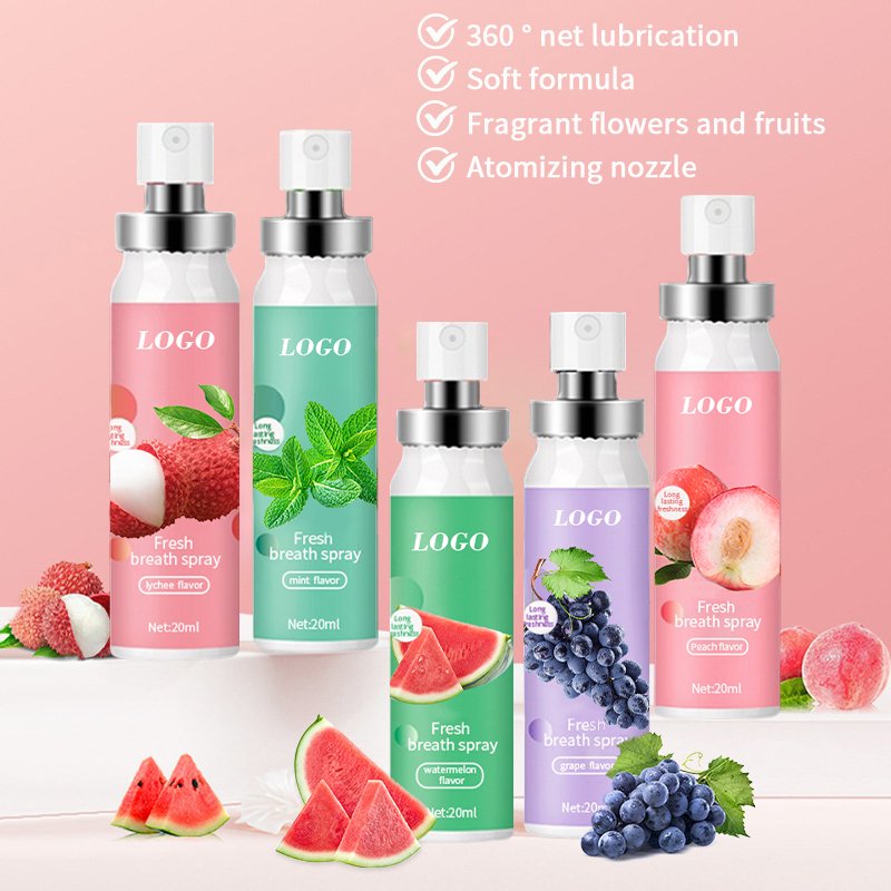 Private label mouth spray Multi effect breath refreshing fruit sprays best oral mouth freshener spray for bad breath