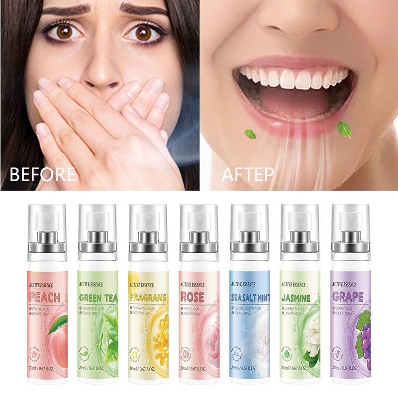 Breath Spray for Bad Breath Fresheners Mouth Spray Mint Oral Care Sprays for Dry Mouth