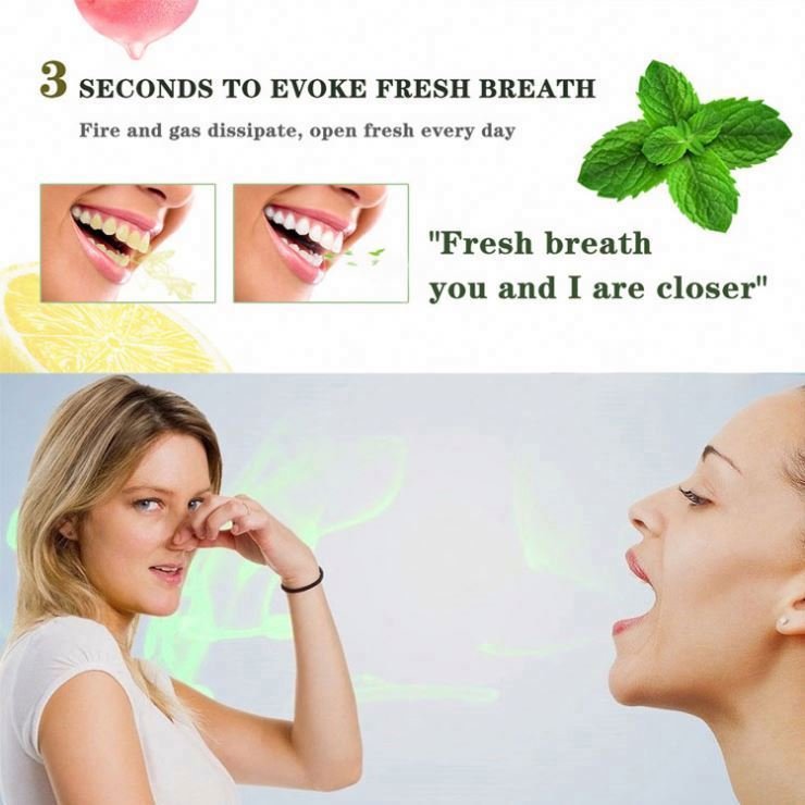 Breath Fruit Mouth Spray Wholesale Care Portable Refreshing Freshener Oral Remove Bad Alcohol-Free Breath Fruit Mouth Spray