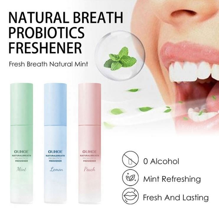 Breath Fruit Mouth Spray Wholesale Care Portable Refreshing Freshener Oral Remove Bad Alcohol-Free Breath Fruit Mouth Spray