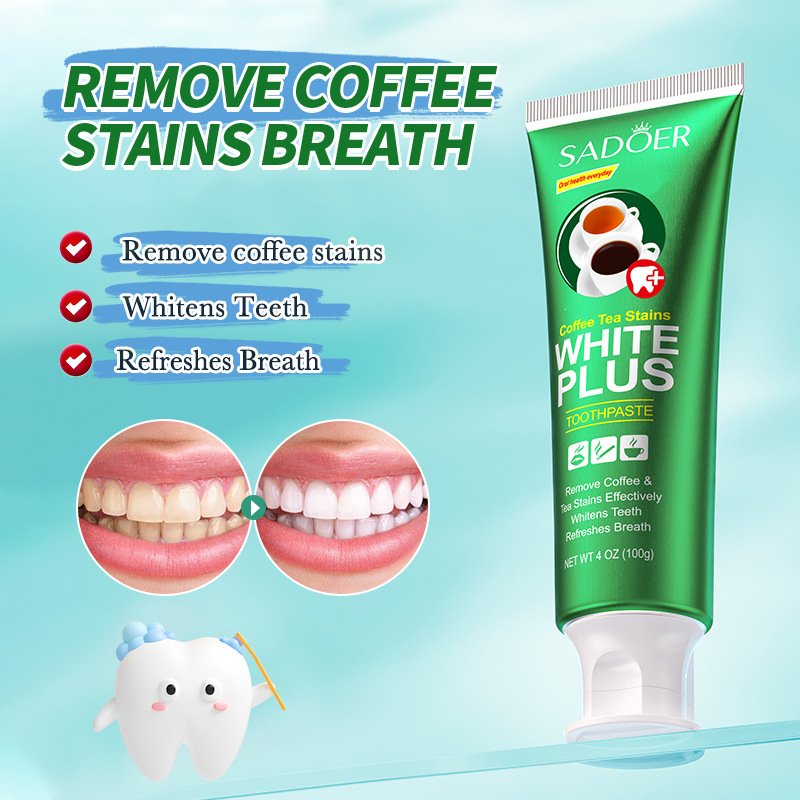 Organic mint refreshing Fast whitening private logo teeth Smoke stain Teeth Color Corrector Whitening Toothpaste For home use