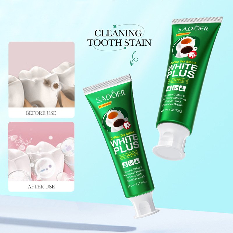 Organic mint refreshing Fast whitening private logo teeth Smoke stain Teeth Color Corrector Whitening Toothpaste For home use