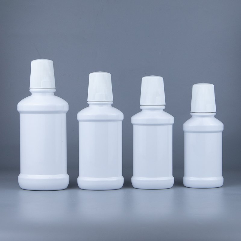 150ml 200ml 250ml 350ml Freshening breath wholesale Mouthwash bottles with cap