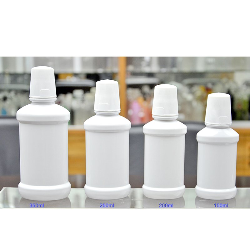 150ml 200ml 250ml 350ml Freshening breath wholesale Mouthwash bottles with cap