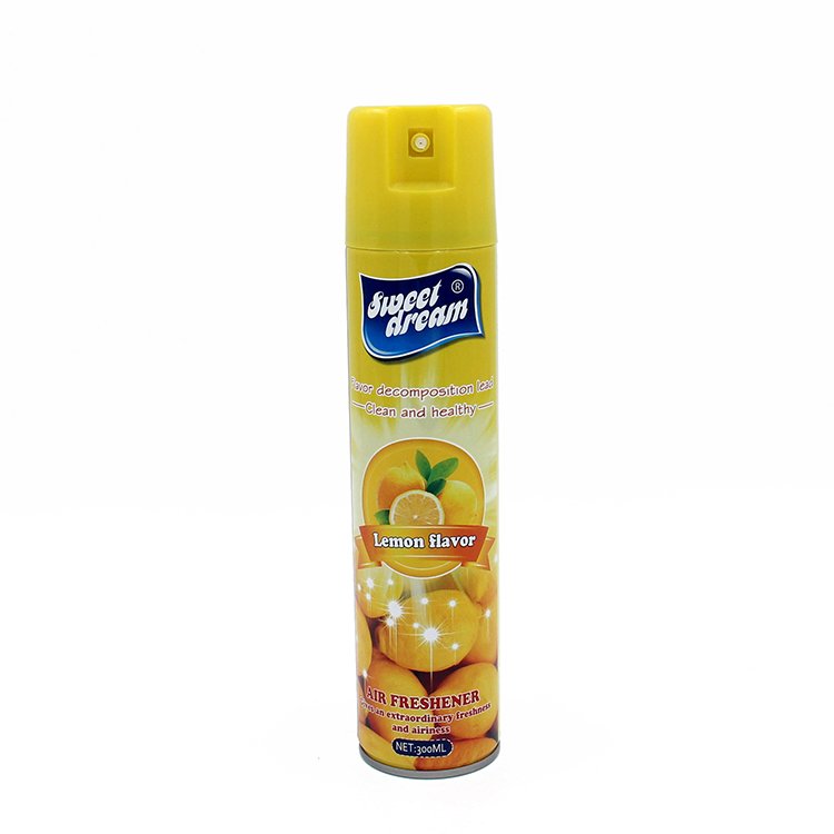 2024 Hot Sale Lemon Scented Air Freshener Spray Home & Car Fresh Breath Freshener for Bathroom Use