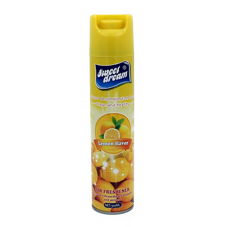 2024 Hot Sale Lemon Scented Air Freshener Spray Home & Car Fresh Breath Freshener for Bathroom Use