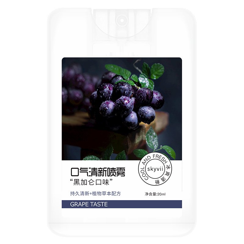 Portable Fruity Flavor Bad Breath Remove Perfume Mist Mouth Odor Breath Control Spray Oral Spray Breath Freshener