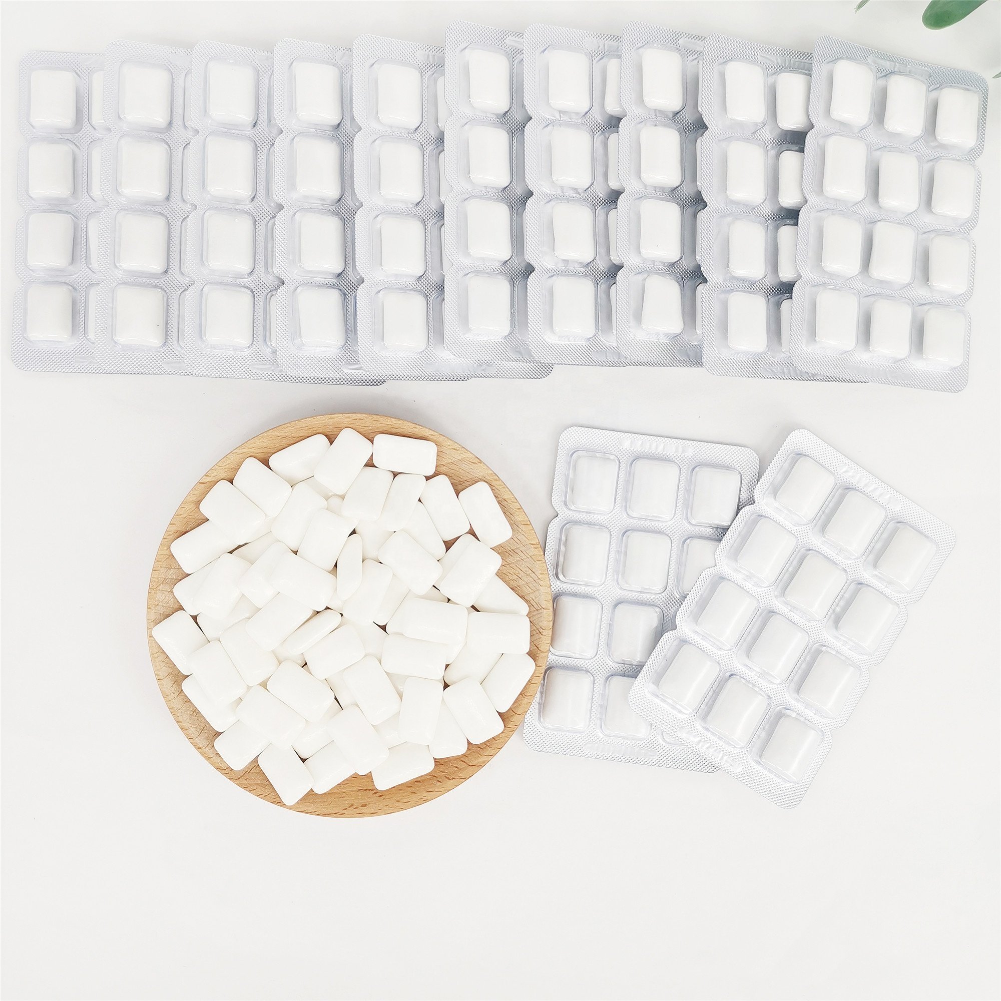 Private Label Service Blister Package 18g 100% Xylitol Chewing Gum