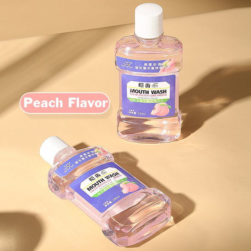 Mouthwash Refreshing Oral 250ML Home Use Mouthwash Fruit Flavor Hotel Travel Mouth Wash Fresh Breath Oral Dental Clean Wholesale
