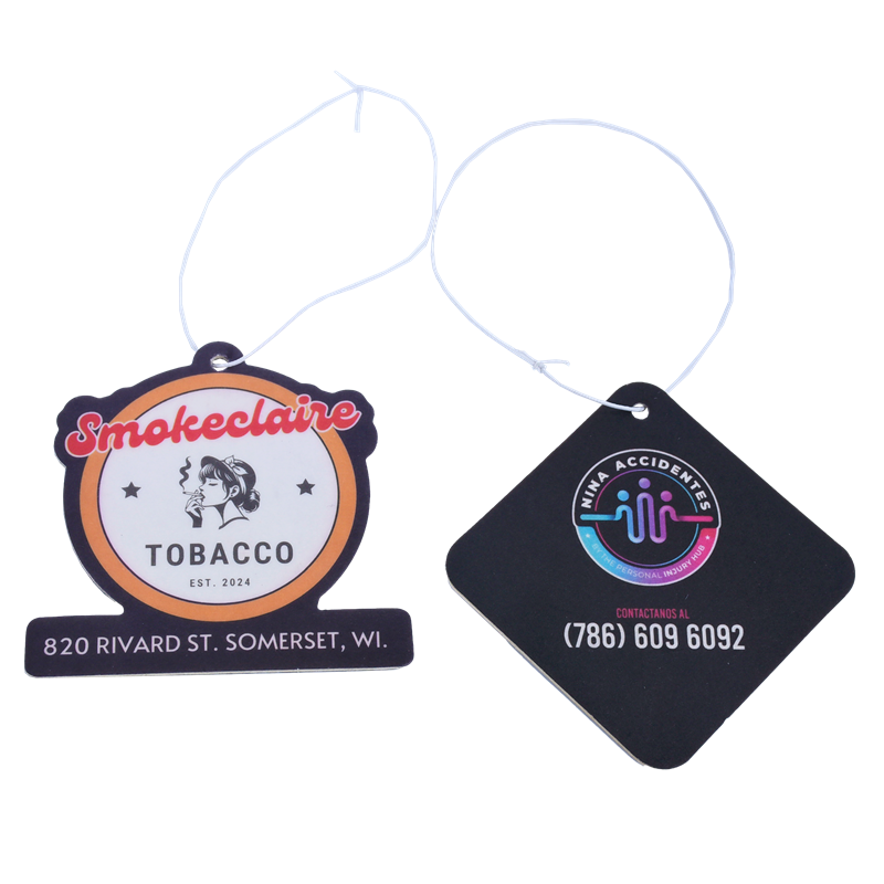 New Trend Long Lasting Fragrance Air freshener Car Custom Logo Hanging Car Air freshener