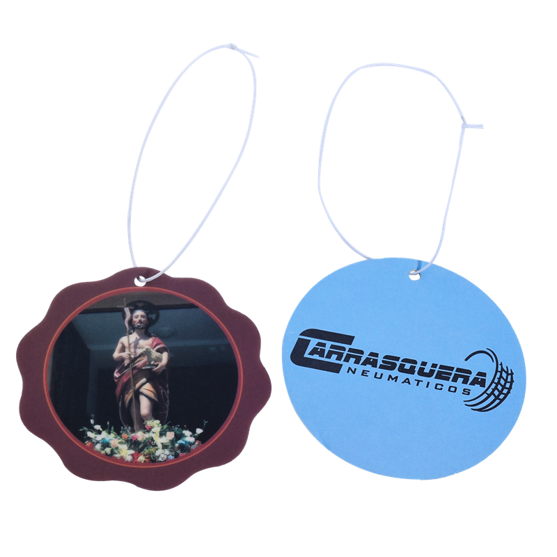 New Trend Long Lasting Fragrance Air freshener Car Custom Logo Hanging Car Air freshener