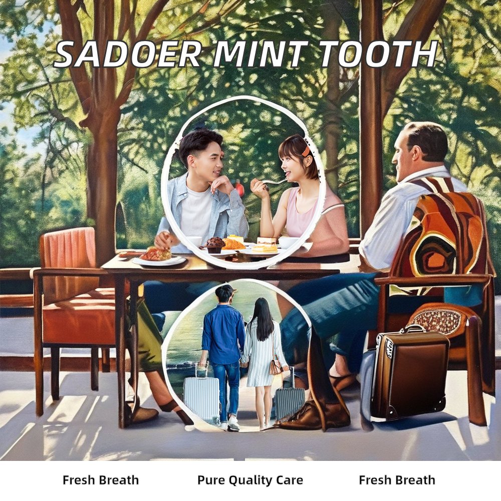 SADOER Lemon Peach Herbal Mouthwash Freshening Breath Whitening Teeth Liquid Oral Care Usage Mouth