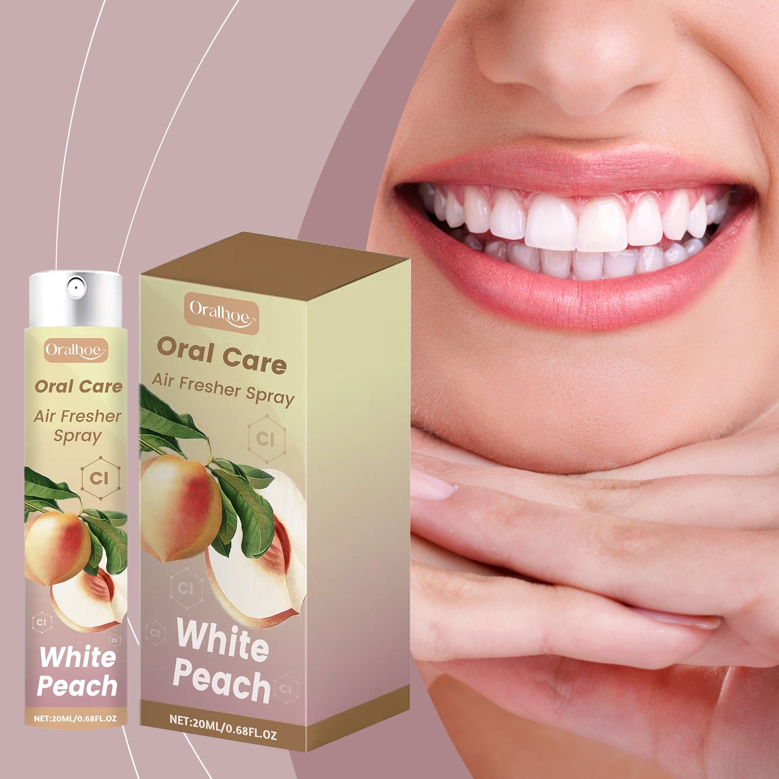 Oralhoe Fresh Breath Product Deep Cleaning Mouth Fresh Natural Fresh Breath Mouth Spray
