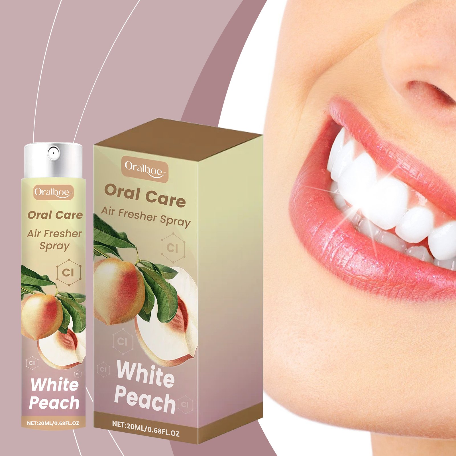 Oralhoe Fresh Breath Product Deep Cleaning Mouth Fresh Natural Fresh Breath Mouth Spray