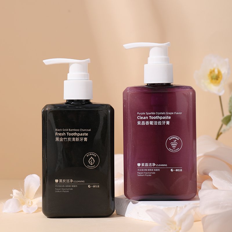 Wholesale Private Label Fluoride-Free Cleaning And Freshening Toothpaste (Fruit Or Bamboo Flavor) 245g.