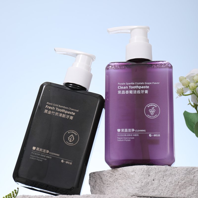 Wholesale Private Label Fluoride-Free Cleaning And Freshening Toothpaste (Fruit Or Bamboo Flavor) 245g.