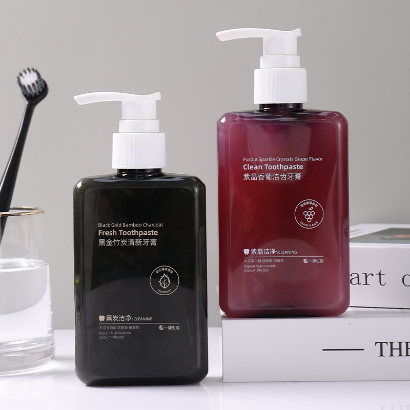 Wholesale Private Label Fluoride-Free Cleaning And Freshening Toothpaste (Fruit Or Bamboo Flavor) 245g.