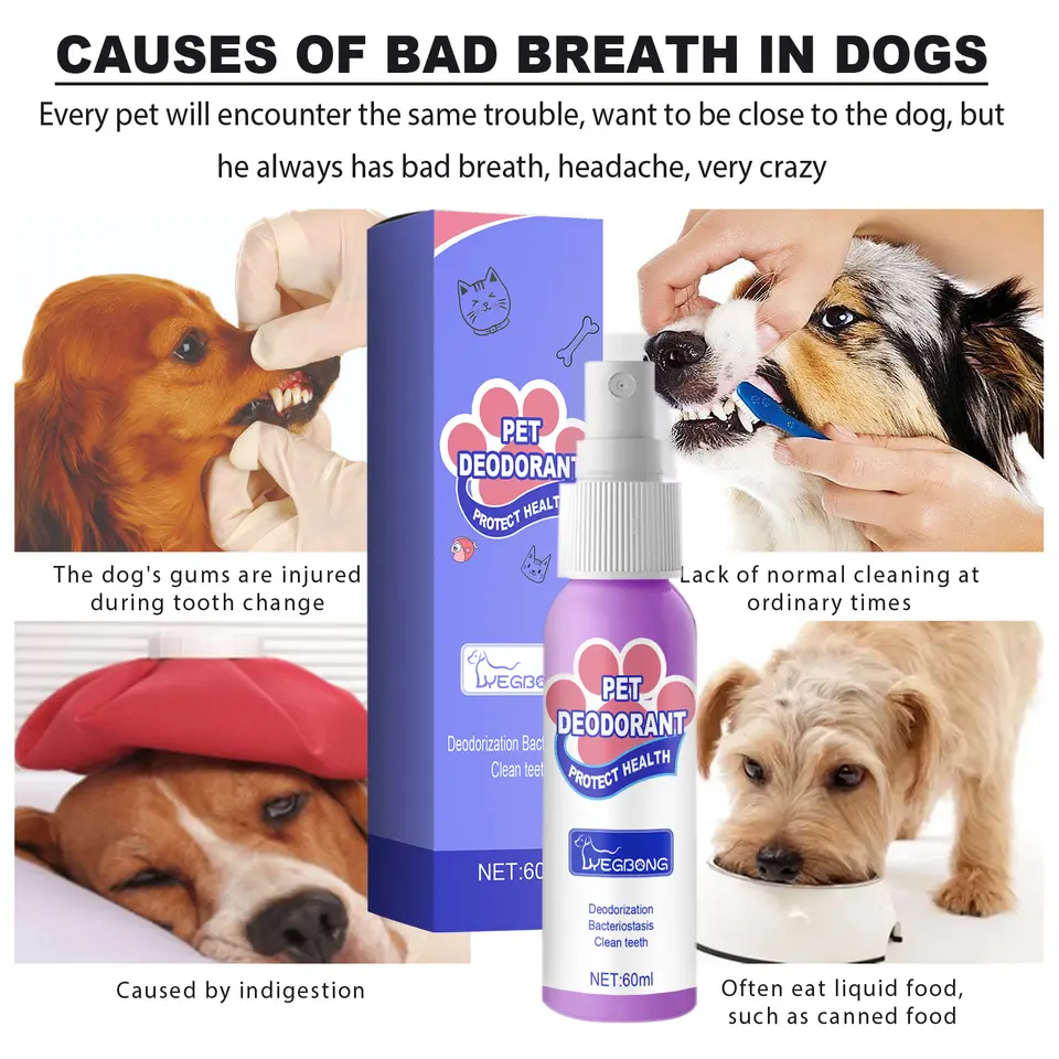 2023 hot sale Pet Breath Freshener Cat And Dog Oral Spray Tone Fresh Deodorant Cleansing Healthy Teeth Care Cleaner Mouthwash