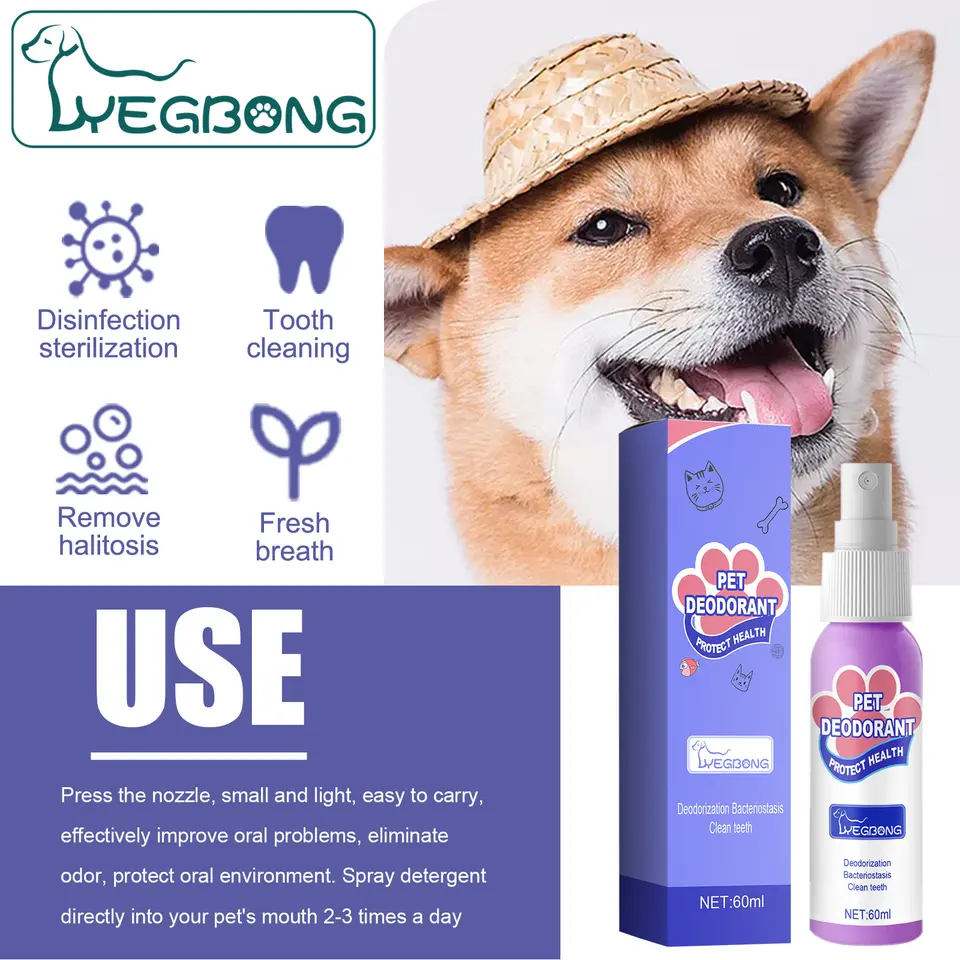 2023 hot sale Pet Breath Freshener Cat And Dog Oral Spray Tone Fresh Deodorant Cleansing Healthy Teeth Care Cleaner Mouthwash
