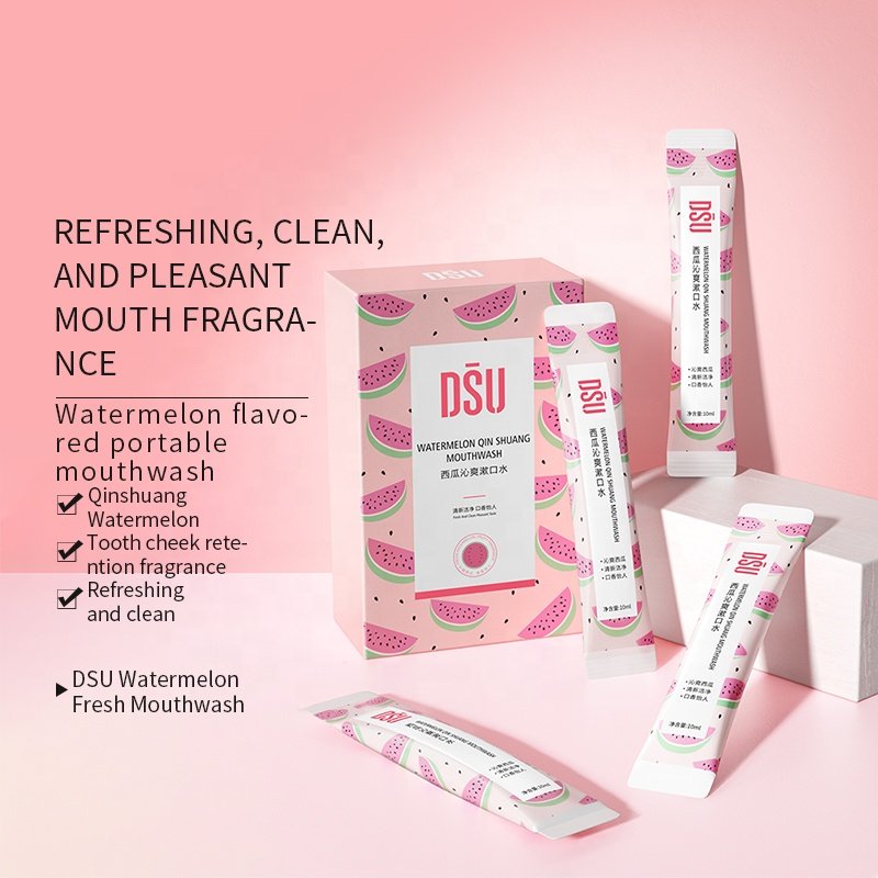 10ml*20 Disposable Portable Sachet Pocket Mouth Wash OEM Fresh Breath Travel Size Mini Strip Mouthwash Manufacturers