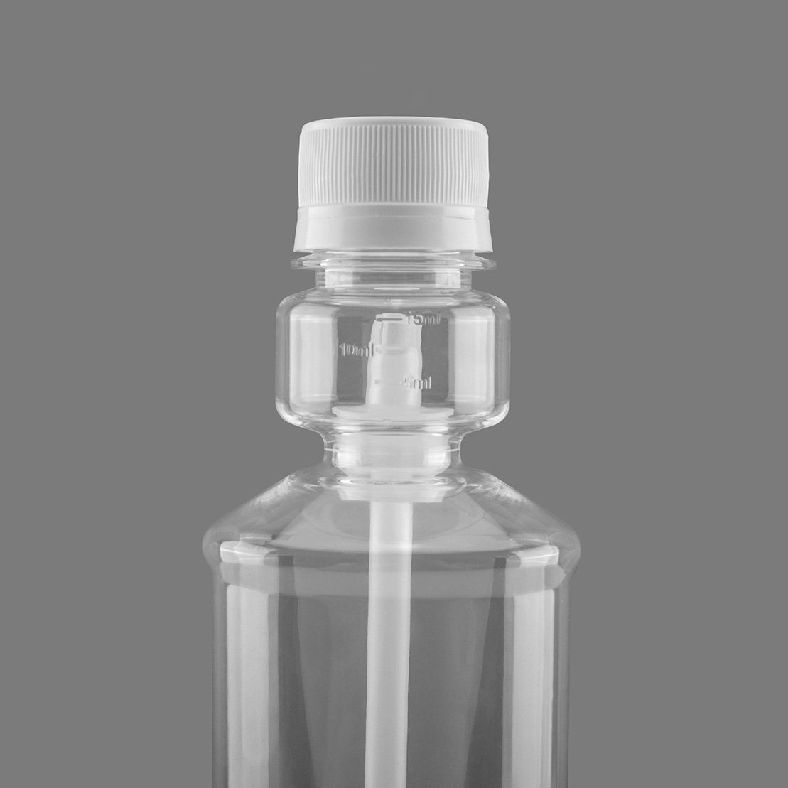 250ml graduated Dental Fresh Water Additive Breath Freshener Teeth glasses contact lenses Cleaning Solutions Mouthwash Bottle