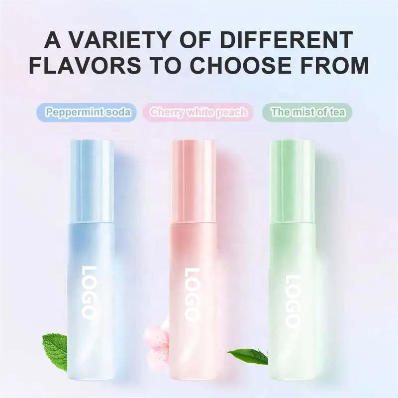 Private label mouthwash Breath Freshener Spray Alcohol-Free Breath Peach Mint moisturize mouth spray for bad breath