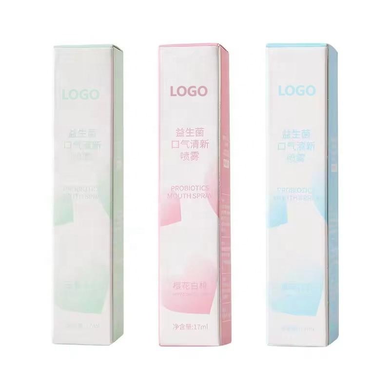 Private label mouthwash Breath Freshener Spray Alcohol-Free Breath Peach Mint moisturize mouth spray for bad breath