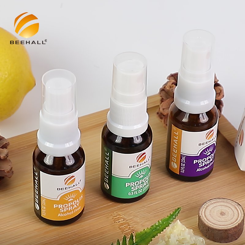 BEEHALL Manufacturer Hot Sale Freshen Breath Propolis Oral Spray