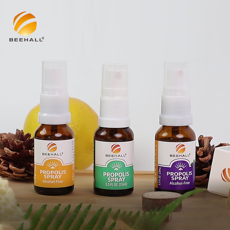 BEEHALL Manufacturer Hot Sale Freshen Breath Propolis Oral Spray