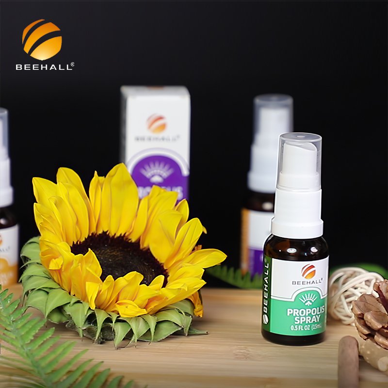BEEHALL Manufacturer Hot Sale Freshen Breath Propolis Oral Spray
