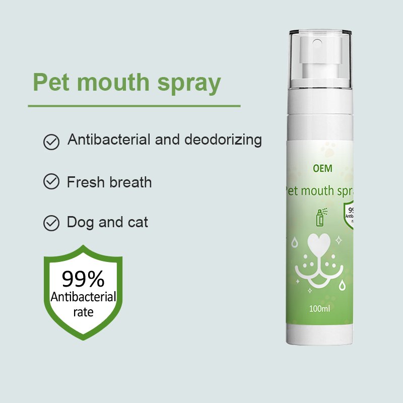 Natural Mint Spray Breath Freshener Mouth Spray Prevent Bad Odor Mouth Refresher Spray Fresh Breath Remove Bad Breath