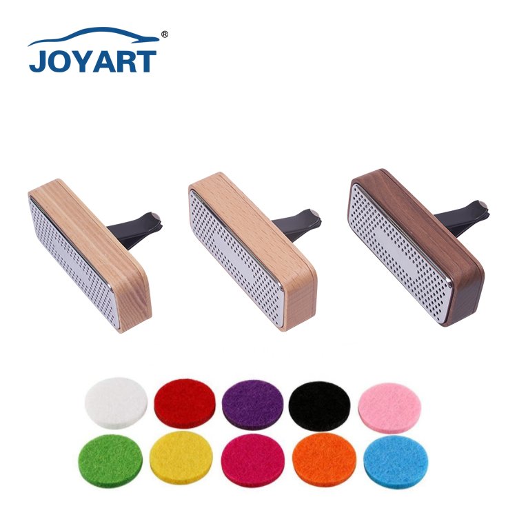 Best Selling OEM Car Fragrance Perfume Diffuser Vent Hanging Wooden Car Scent Air Freshener