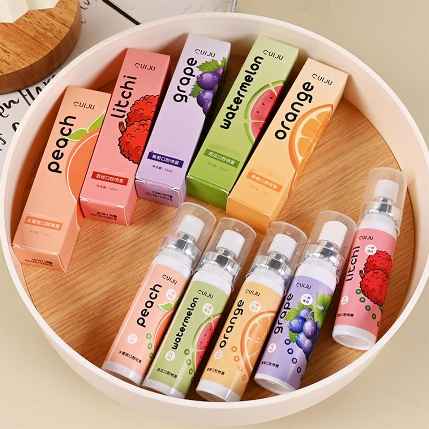 Portable Refreshing Natural Breath Freshener Spray Fresh Fruit Fruit Oral Breath Spray