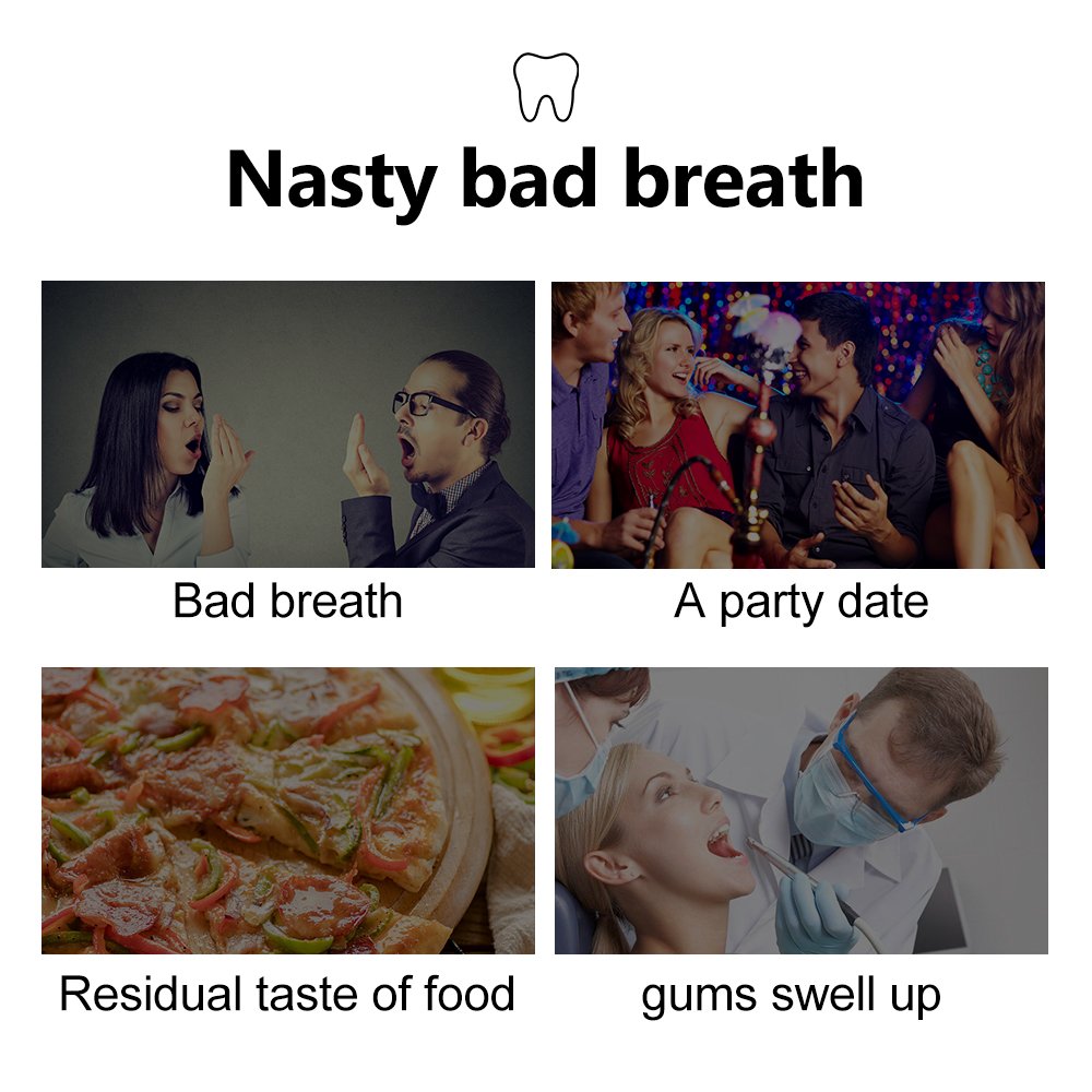 Portable Electric Cool Mint Breath Mouth Clean Breath Spray Breath Spray Remove Sleepiness Fresh Gas