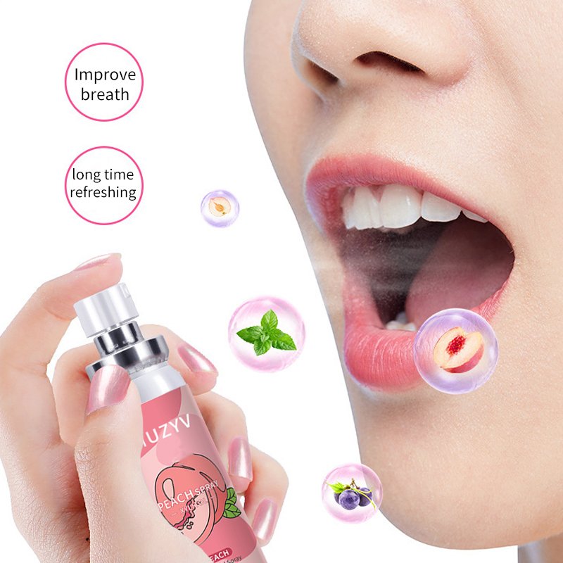 Private label oral spray breath freshener perfume mint mouth spray for bad breath
