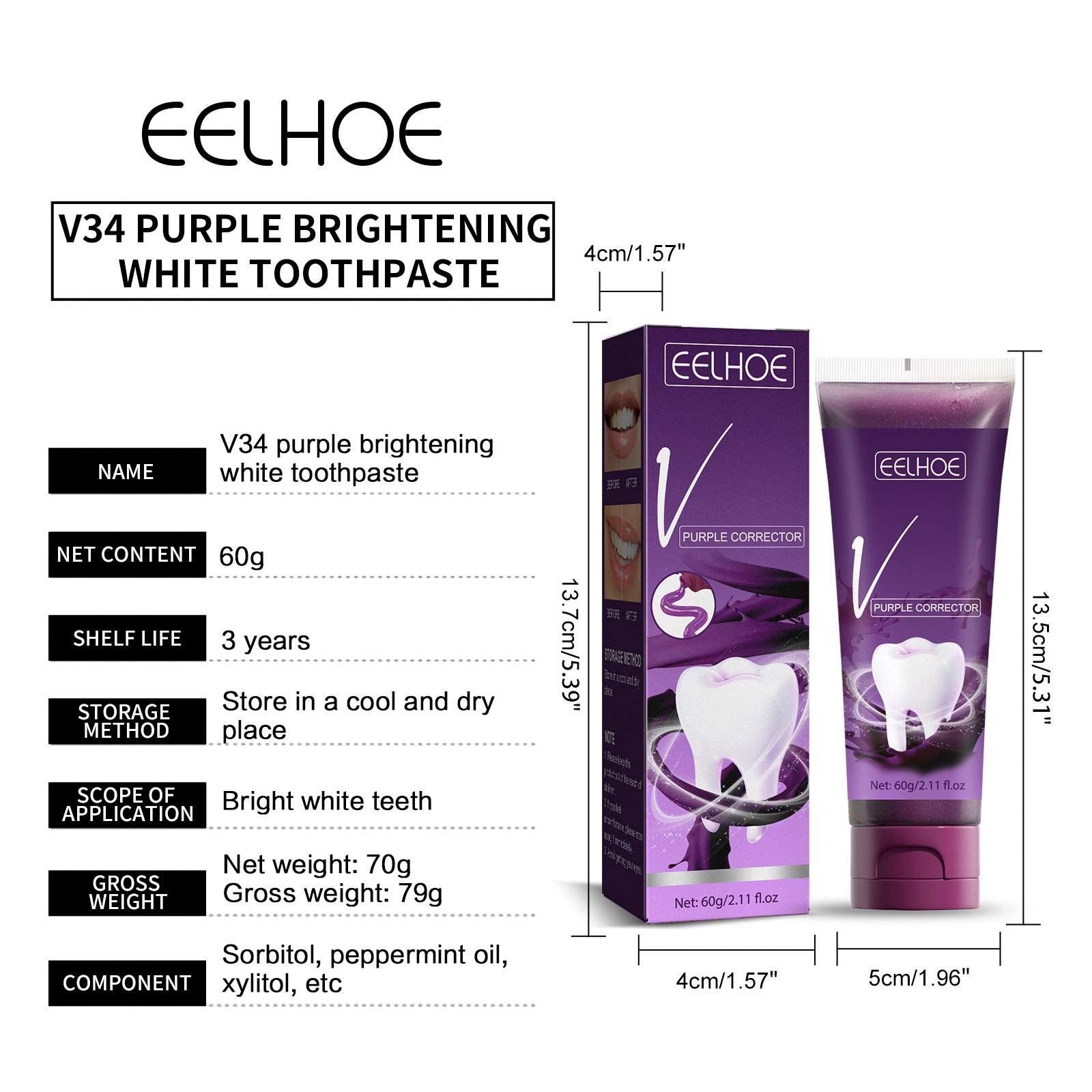 Costom OEM Teeth Whitening Mousse Dental Bleaching Deep Cleaning Removes Stains Dentistry Tool Breath Oral Hygiene Toothpaste