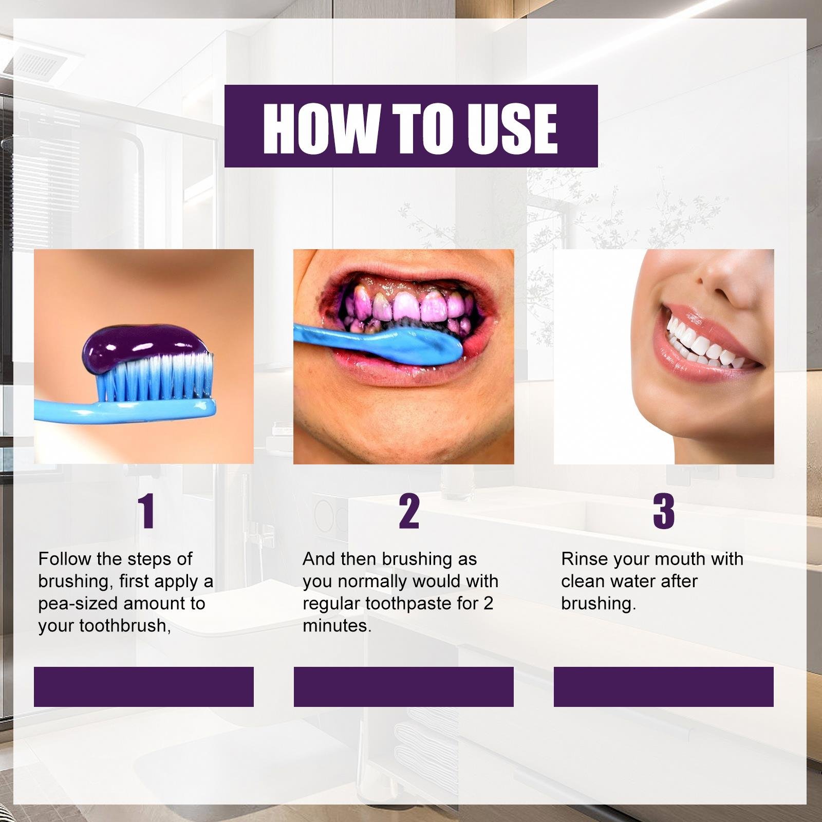 Costom OEM Teeth Whitening Mousse Dental Bleaching Deep Cleaning Removes Stains Dentistry Tool Breath Oral Hygiene Toothpaste
