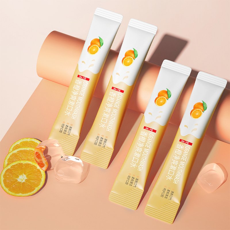 VEZE Honey Peach Watermelon Mint Orange Mouthwash Mouth Wash Teeth Whitening Travel Size Mini Strip Mouthwash Manufacturers
