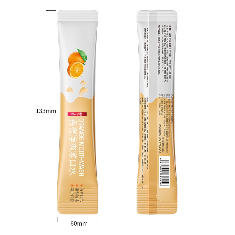 VEZE Honey Peach Watermelon Mint Orange Mouthwash Mouth Wash Teeth Whitening Travel Size Mini Strip Mouthwash Manufacturers