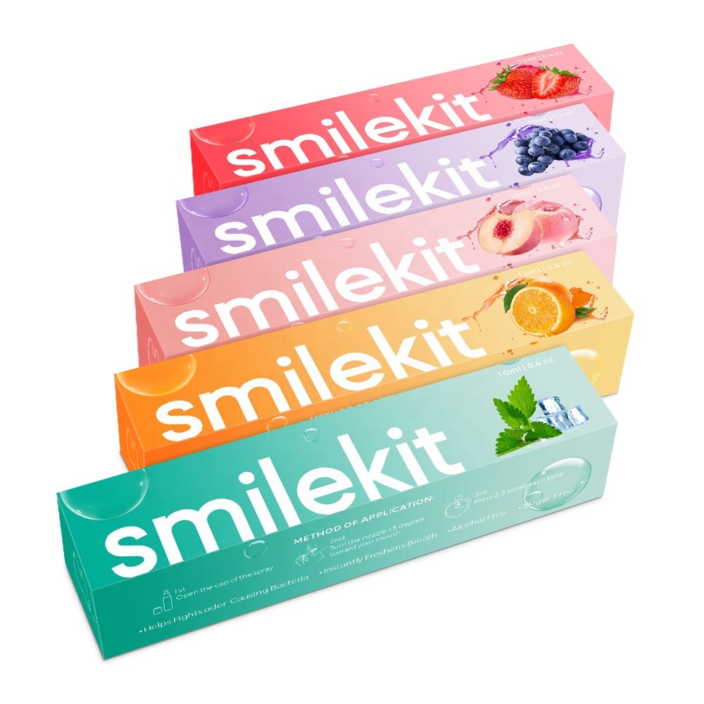 Portable Oral Freshener Disposable English Package Spray To Freshen Your Breath