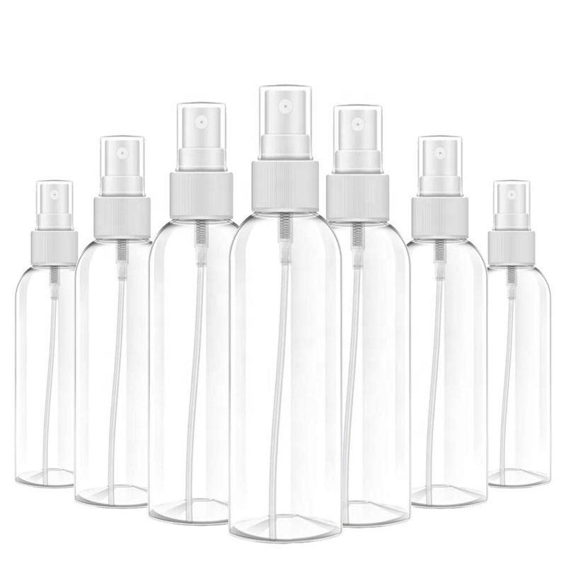 30Ml 50Ml 100 Ml Cosmetic Packaging Fine Pet Material Mist Sprayer Plastic Spray Bottle